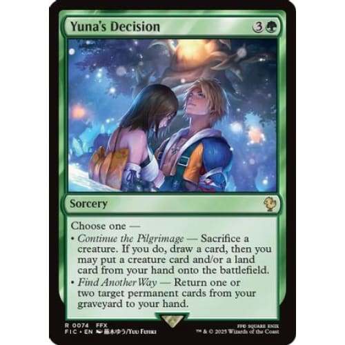 Yuna’s Decision (FIC-074) - Single