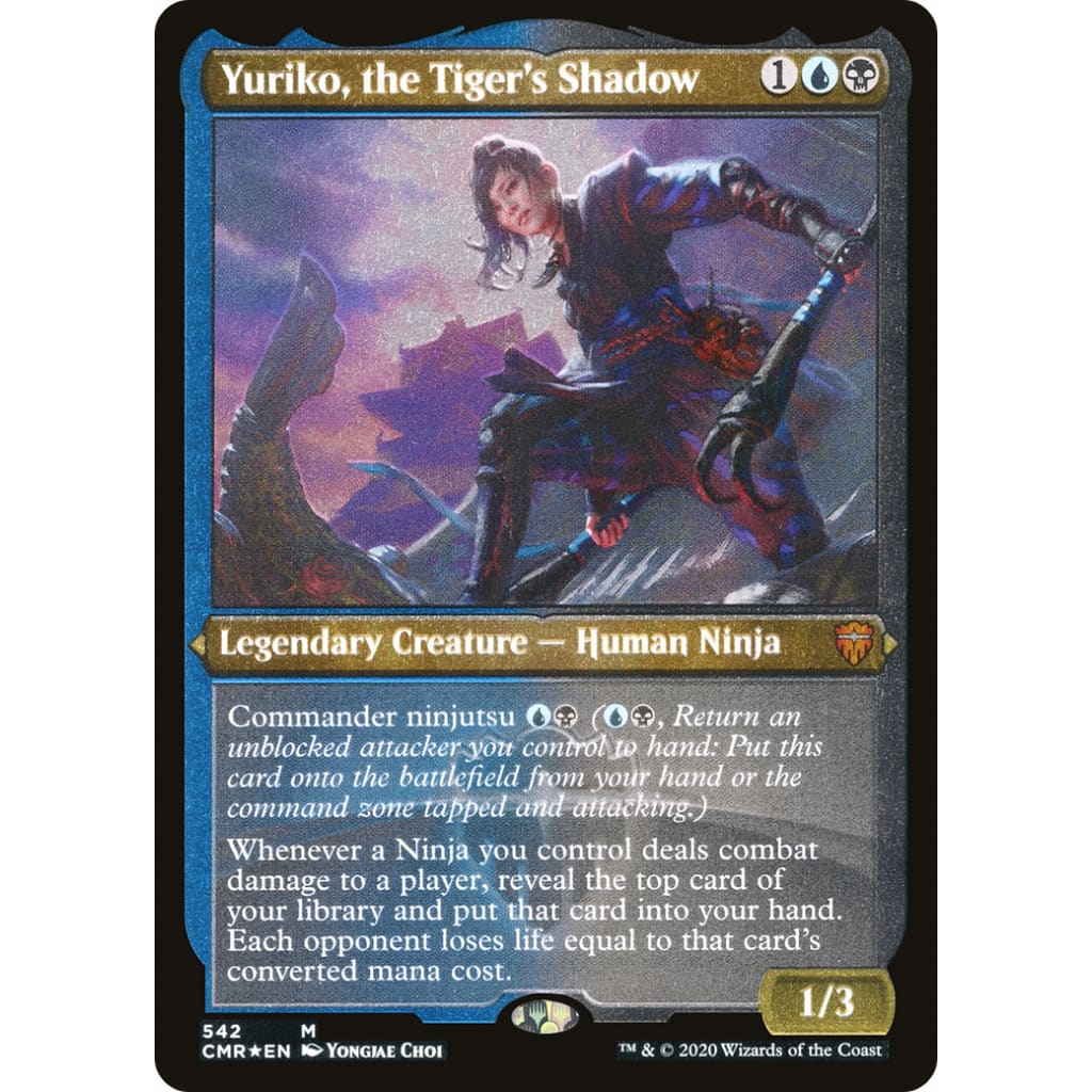Yuriko the Tiger’s Shadow (CMR-542) Etched Foil - Single