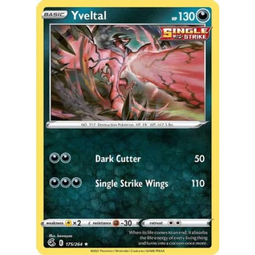 Yveltal (175/264) Rare Classic - Single