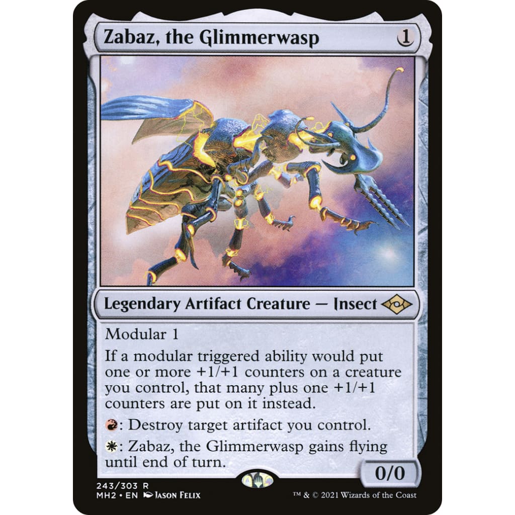 Zabaz the Glimmerwasp (MH2-243) Foil - Single