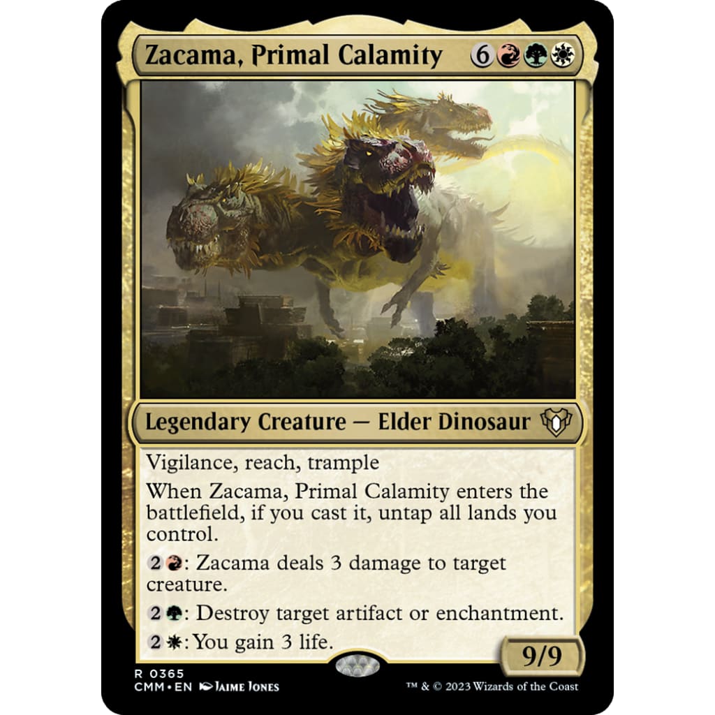 Zacama Primal Calamity (CMM-365) Foil - Single