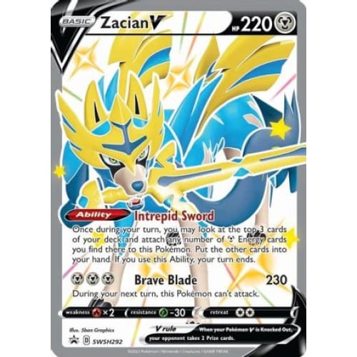Zacian V (SWSH292) Promo Holofoil - Single