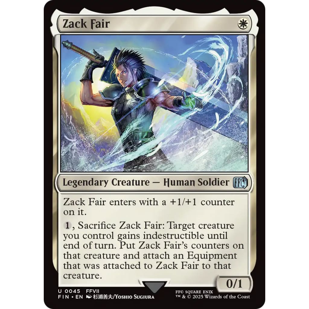 Zack Fair (FIN-045) - Single