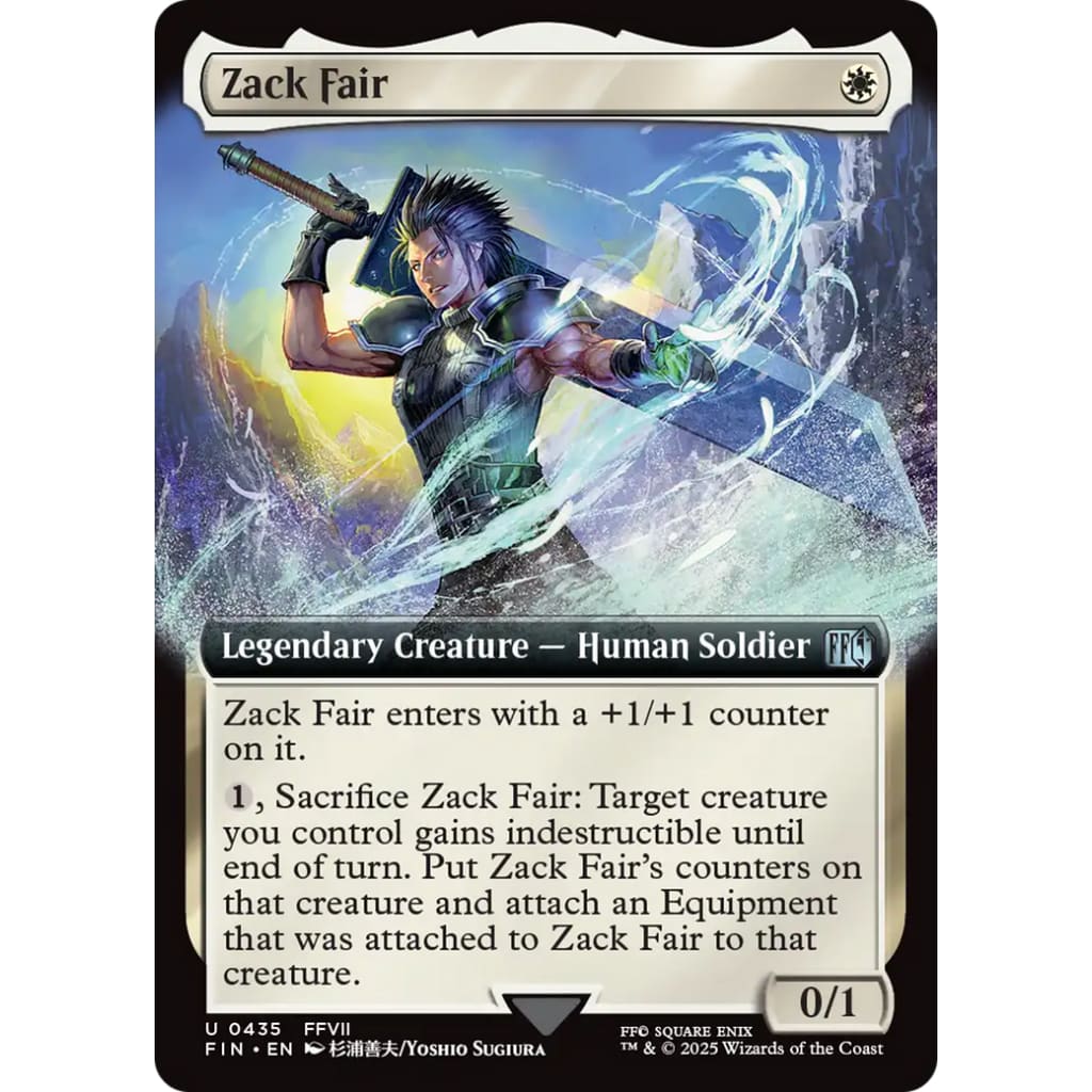 Zack Fair (FIN-435): (Extended Art) Foil - Single