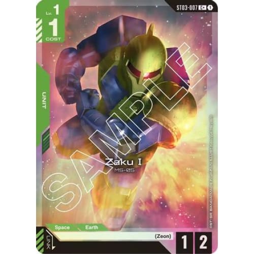 Zaku I (C+) (ST03-007) - Starter Deck 03 Zeons Rush