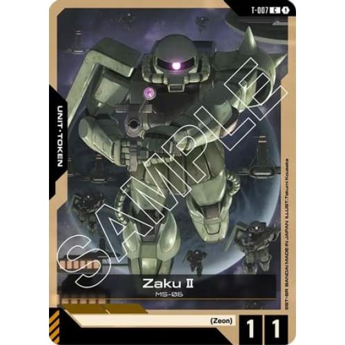 Zaku II (T-007) Token - Newtype Rising - Single