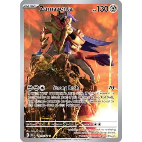 Zamazenta - 201/182 (201) Illustration Rare Holofoil