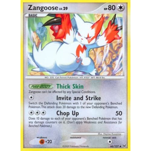 Zangoose (66) Uncommon - Single