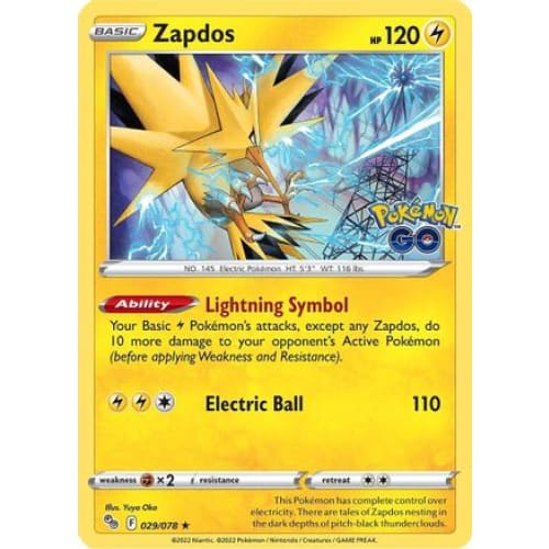 Zapdos (029/078) Holo Rare Holofoil - Single