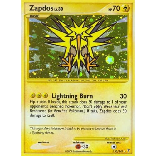 Zapdos (150/147) Secret Rare Holofoil - Single