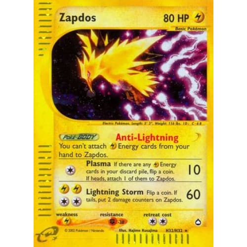 Zapdos (H32/147) Holo Rare Holofoil - Single