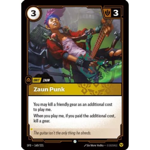Zaun Punk (160/221) - Spiritforged Foil - Single