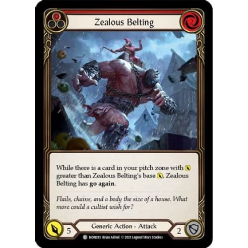 Zealous Belting (Red) (MONARCH) 1st Edition - Single