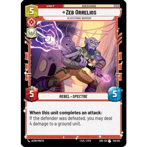 Zeb Orrelios - Headstrong Warrior (146/252) - Spark