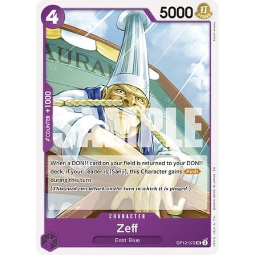 Zeff OP12-072 UC Legacy of the Master - Single