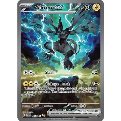 Zekrom ex - 166/086 (166) Special Illustration Rare
