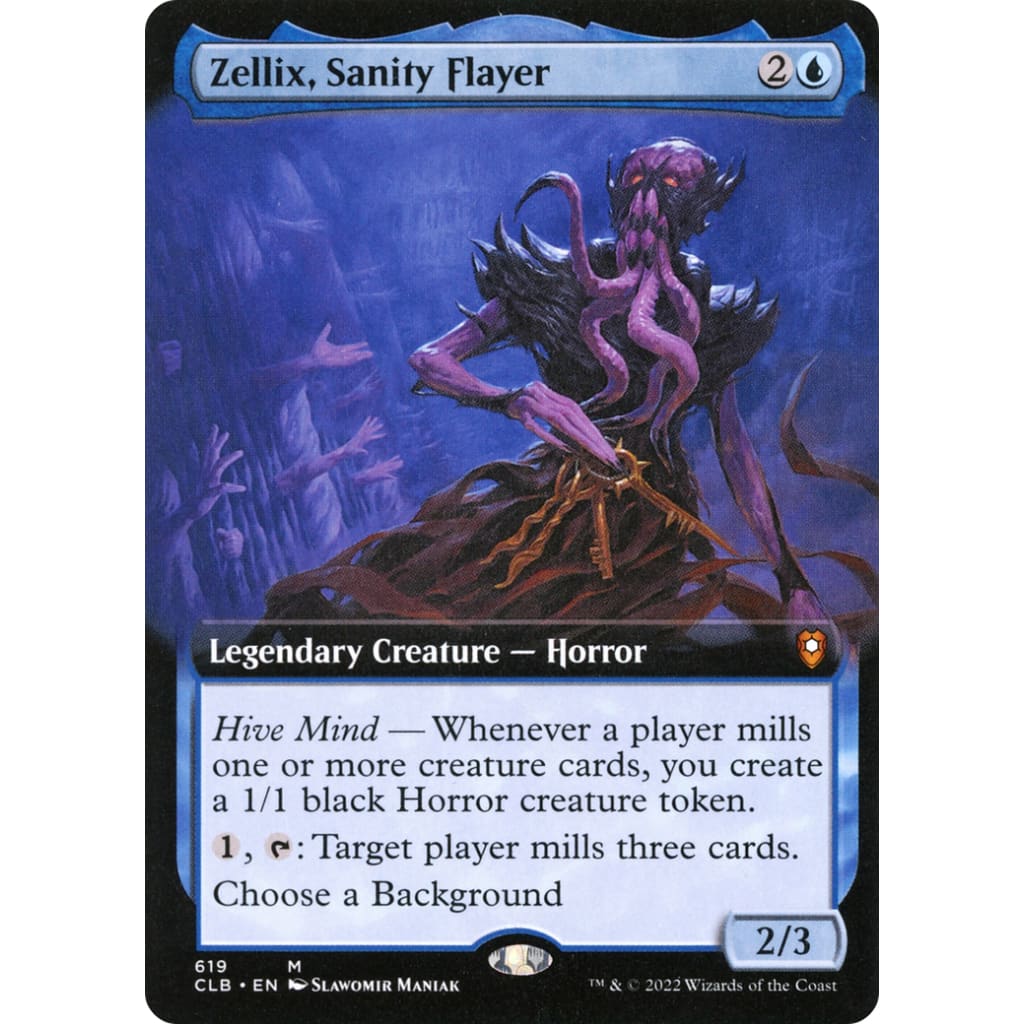 Zellix Sanity Flayer (CLB-619): (Extended Art) - Single