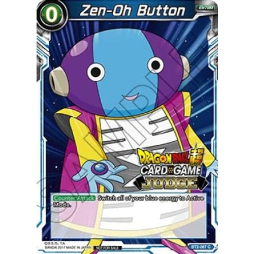 Zen-Oh Button (Judge Promotion Cards) - Single