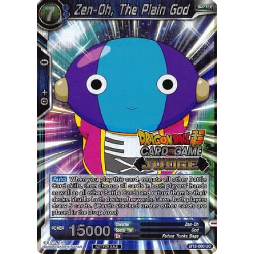 Zen-Oh The Plain God (Judge Promotion Cards) - Single
