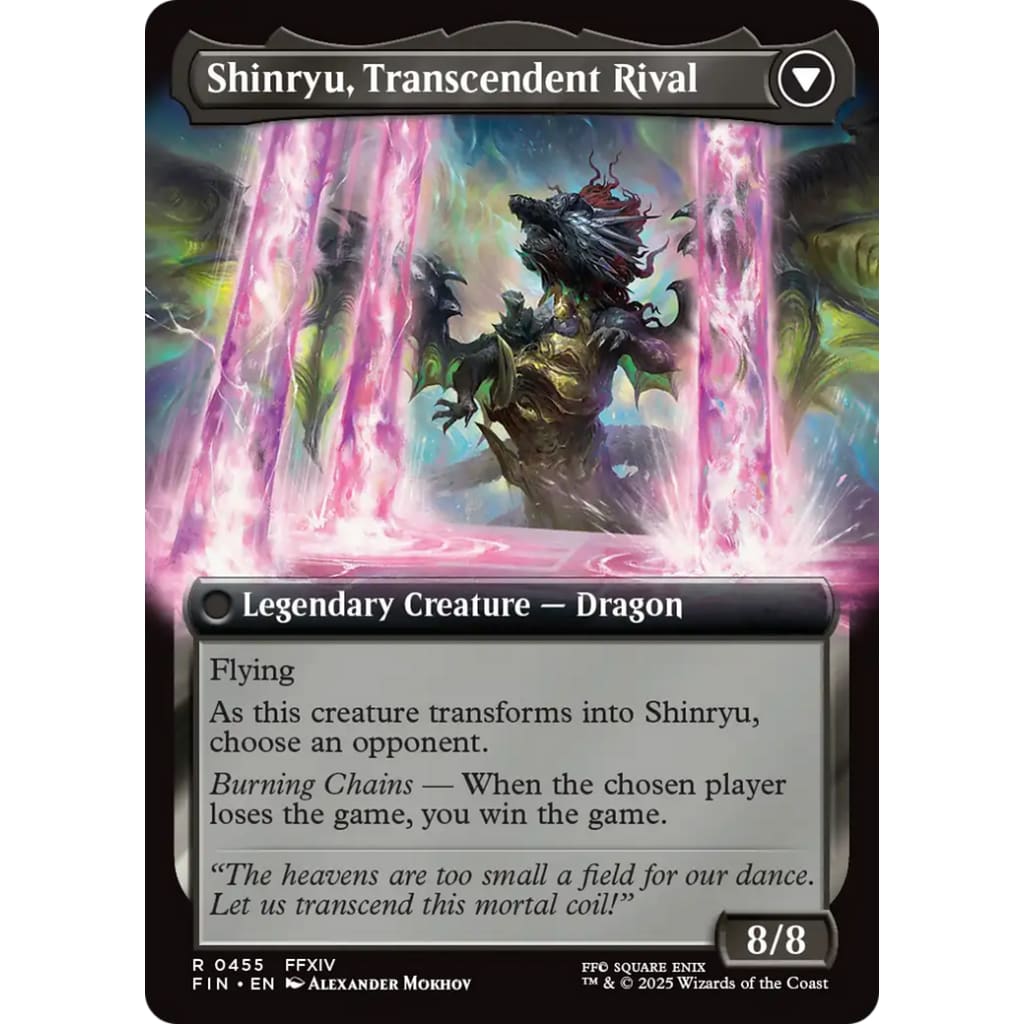 Zenos yae Galvus // Shinryu Transcendent Rival (FIN-455):