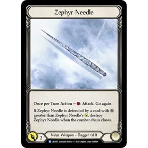 Zephyr Needle (CRUCIBLE OF WAR) 1st Edition Cold Foil