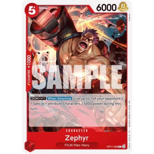 Zephyr OP11-006 C A Fist of Divine Speed - Single