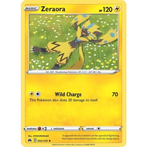 Zeraora (052) Rare Classic - Single