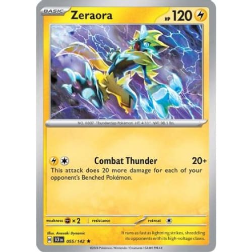 Zeraora (55) Rare Classic Holofoil - Single