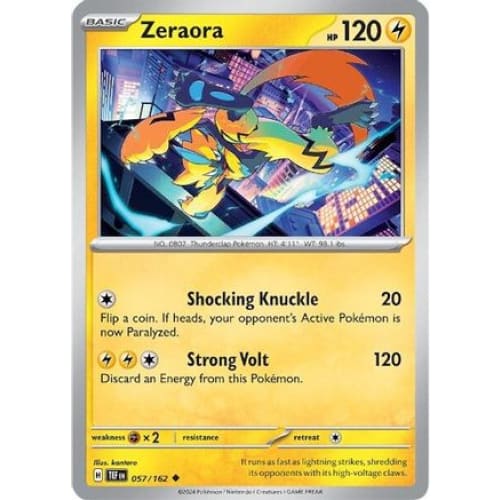 Zeraora (57) Uncommon Reverse Holofoil - Single