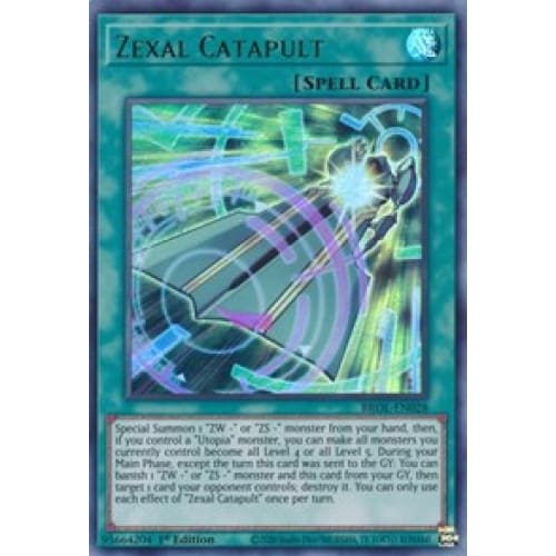 Zexal Catapult (BROL-EN028) Ultra Rare - Single