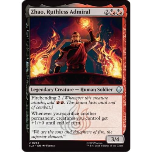 Zhao Ruthless Admiral (TLA-252) Foil - Single