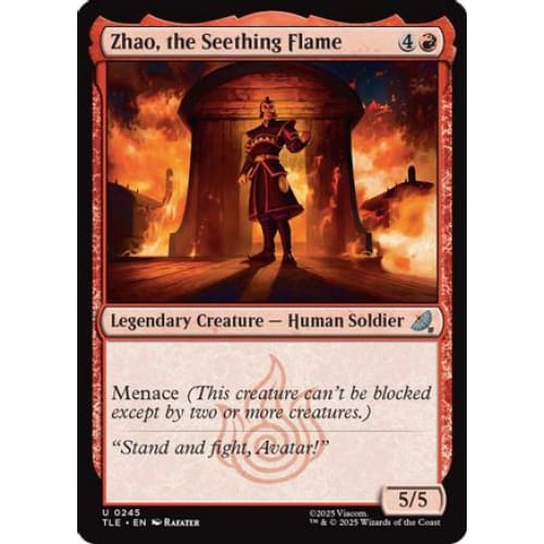 Zhao the Seething Flame (TLE-245) Foil - Single