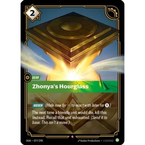 Zhonya’s Hourglass (077/298) - Origins Foil - Single