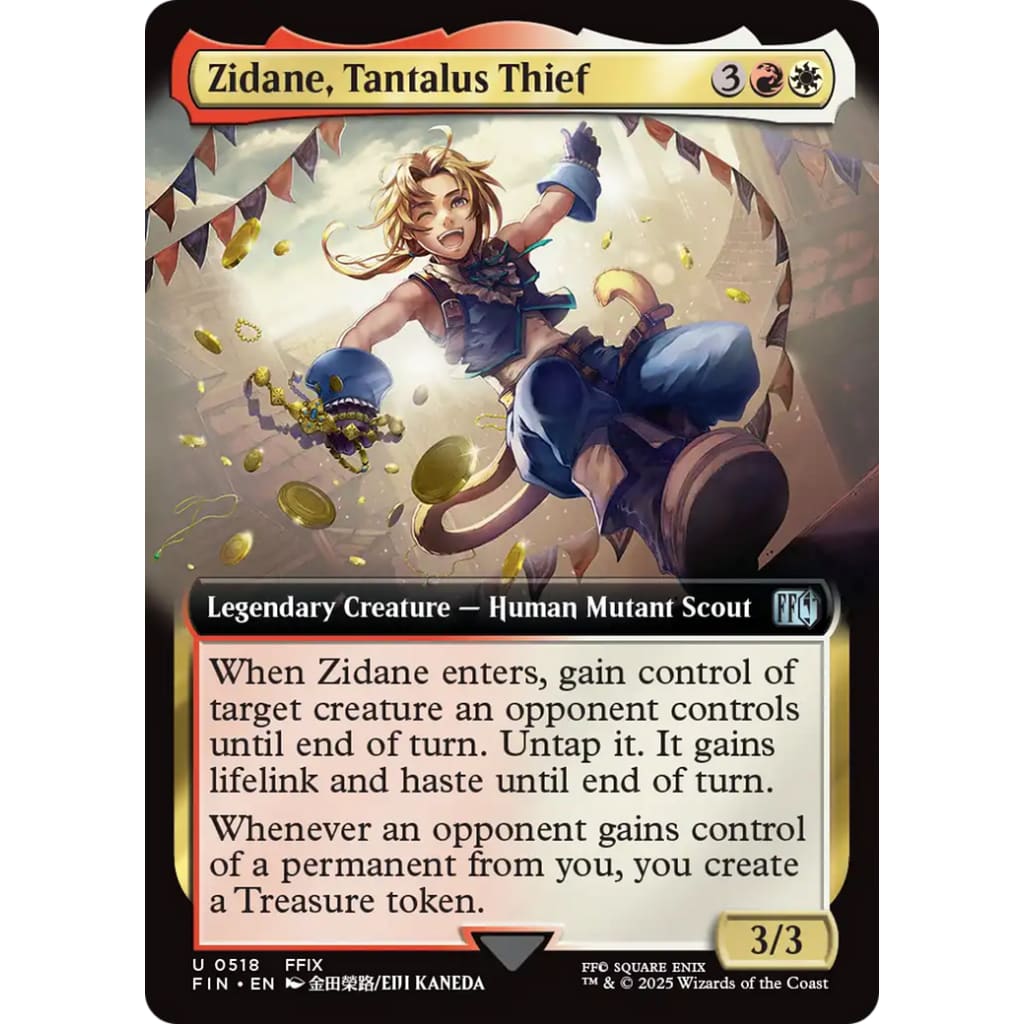 Zidane Tantalus Thief (FIN-518): (Extended Art) - Single