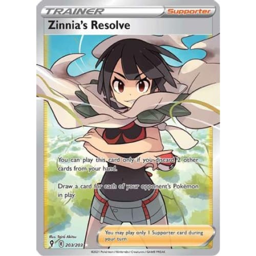 Zinnia’s Resolve (203/203) Ultra Rare Holofoil - Single
