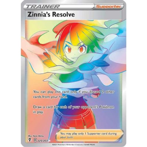 Zinnia’s Resolve (225/203) Holo Rare Holofoil - Single