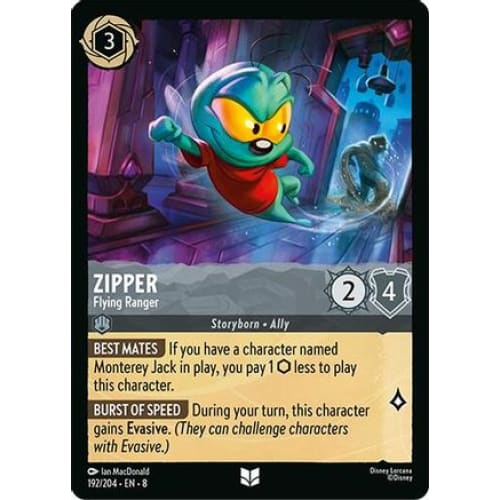 Zipper - Flying Ranger (192/204) - Reign of Jafar - Single