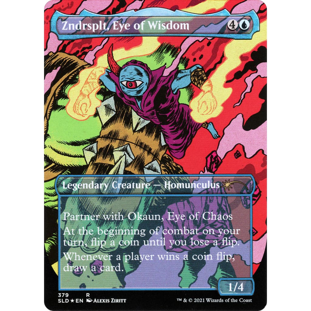 Zndrsplt Eye of Wisdom // (SLD-379) (Borderless) Foil