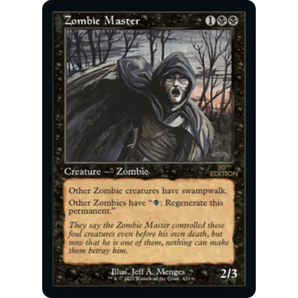 Zombie Master (30A) - Single