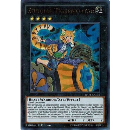 Zoodiac Tigermortar (RATE-EN052) Ultra Rare 1st Edition