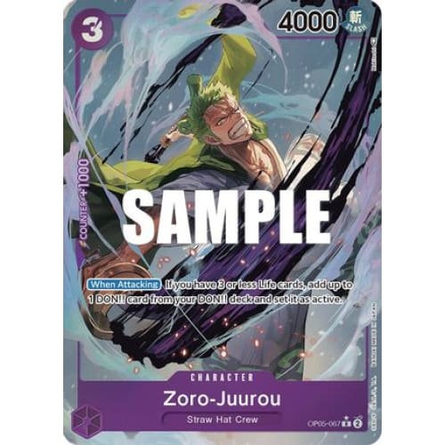 Zoro-Juurou (Alternate Art) OP05-067 R Awakening of the New
