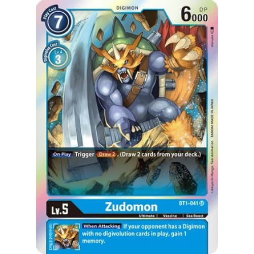 Zudomon - BT1-041 - Super Rare Foil - Single