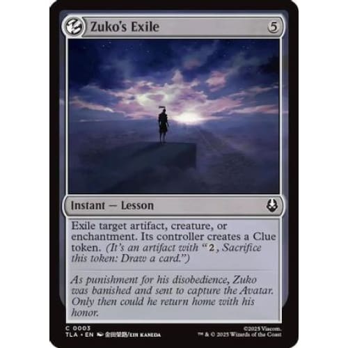 Zuko’s Exile (TLA-003) Foil - Single
