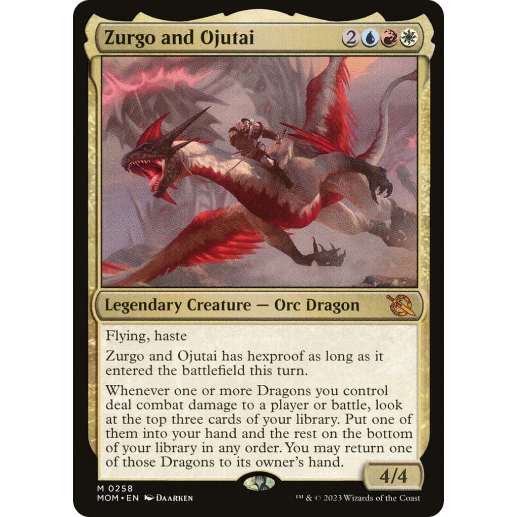 Zurgo and Ojutai (MOM-258) - Single