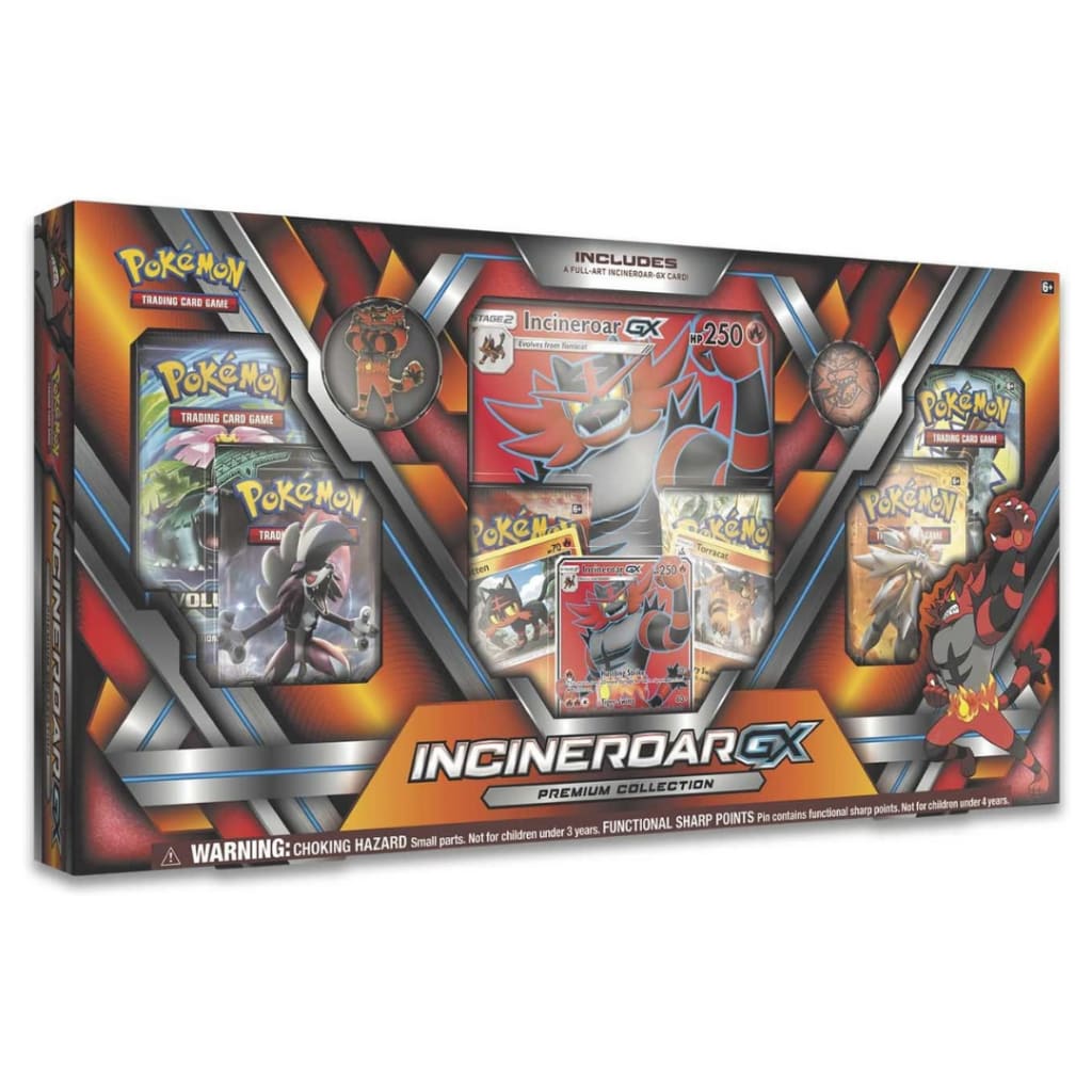 2017 Pokemon TCG Incineroar GX Premium Collection - Box