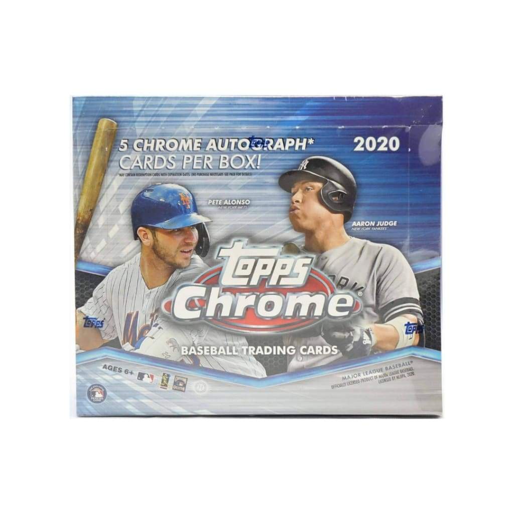 2020 Topps Chrome Baseball Jumbo Box - Booster