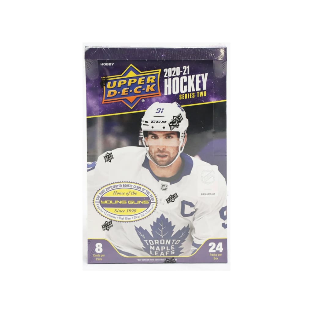 2020/21 Upper Deck Series 2 Hockey Hobby Box - Sports