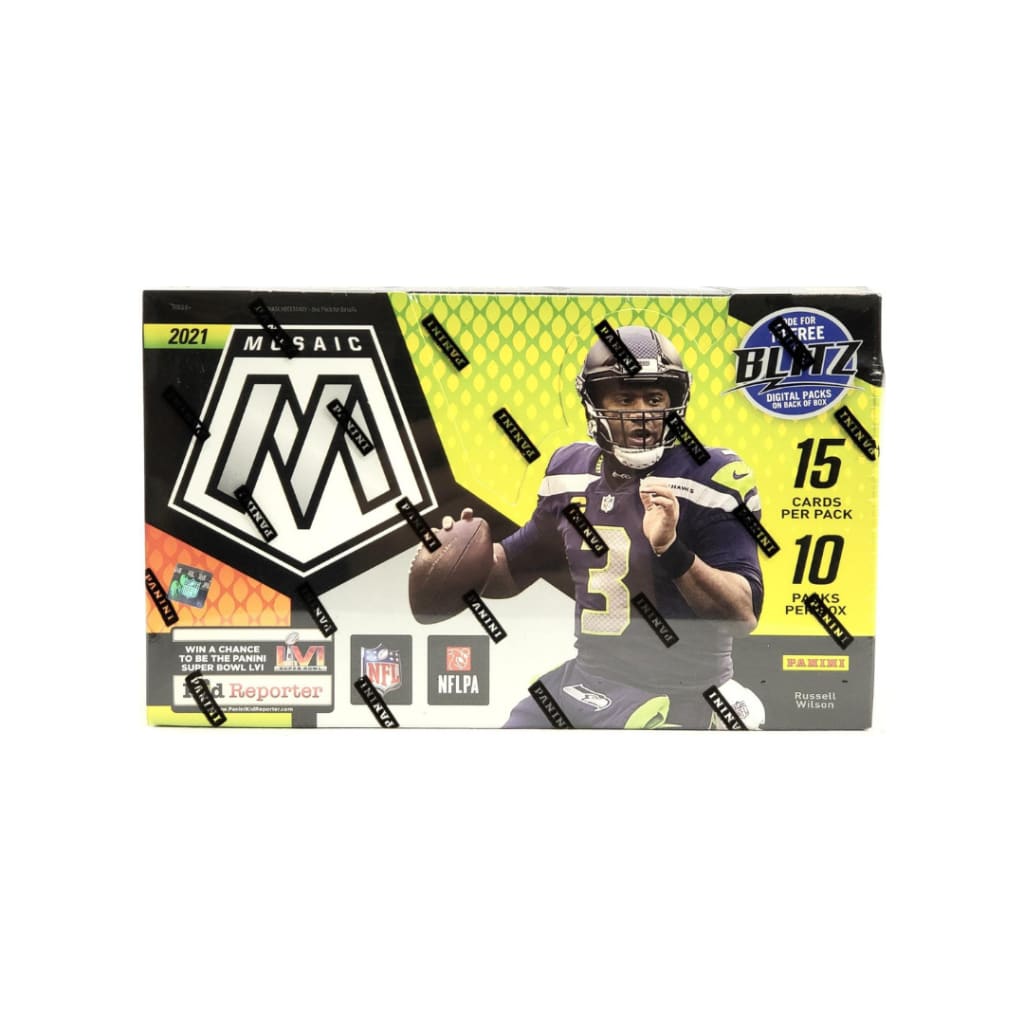 2021 Panini Mosaic Football Hobby Box - Sports Collectibles