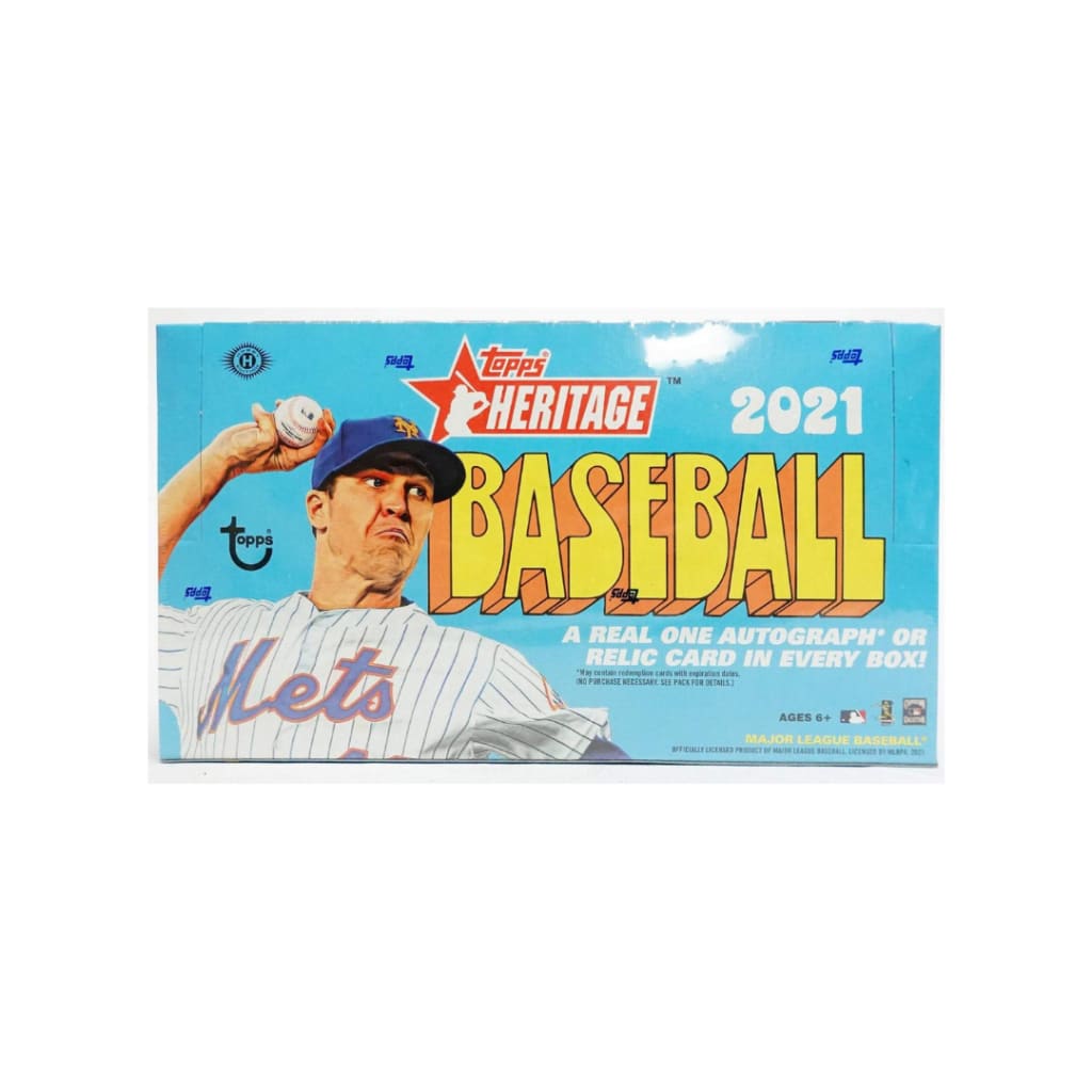 2021 Topps Heritage Baseball Hobby Box - Booster