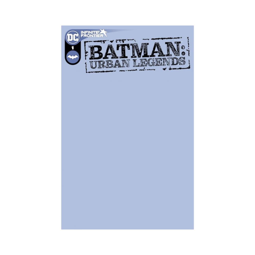 Batman: Urban Legends #1 - Blank Variant Edition - Comic
